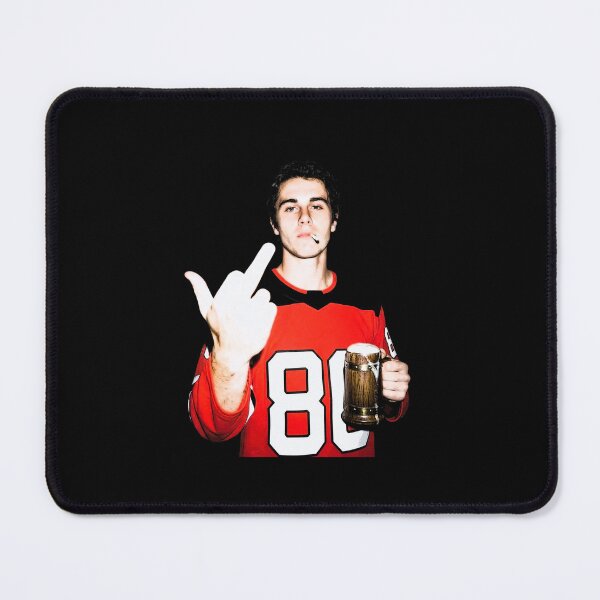 Item preview, Jack-Hughes Middle Finger Funny Hockey designed and sold by skylove94.