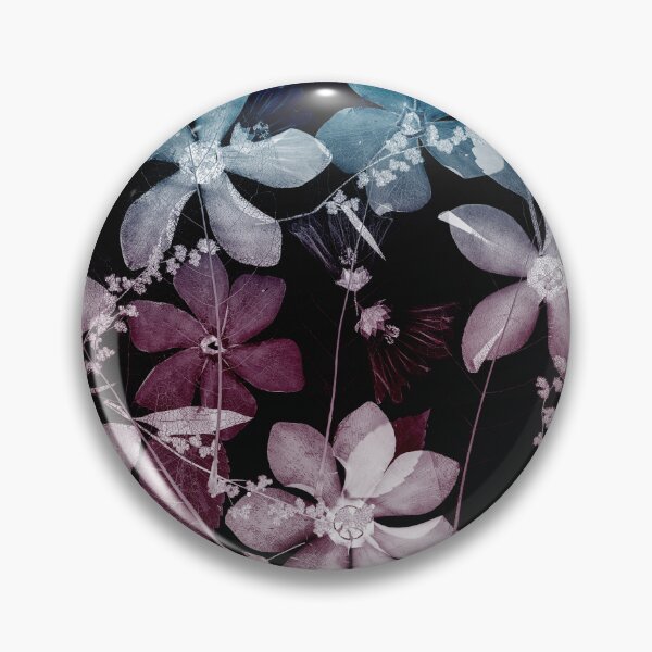 Item preview, Pressed Flowers Cyanotype Gradient designed and sold by Elżbieta  Kaps.
