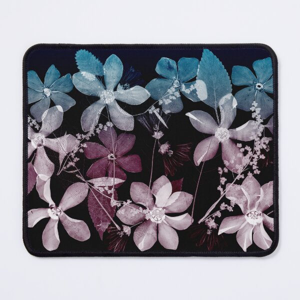 Item preview, Pressed Flowers Cyanotype Gradient designed and sold by Elżbieta Kaps.