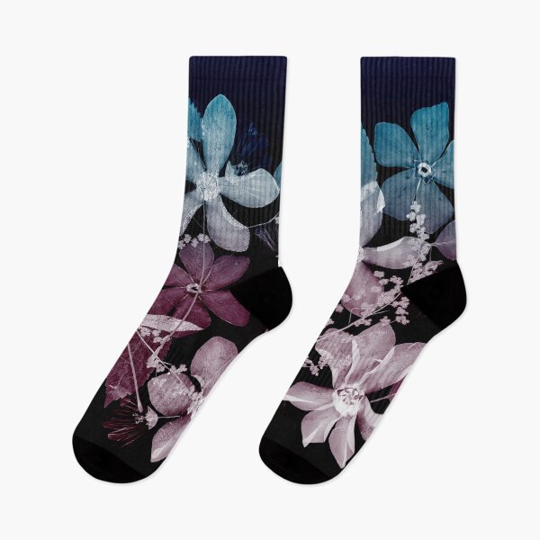 Item preview, Pressed Flowers Cyanotype Gradient designed and sold by Elżbieta  Kaps.
