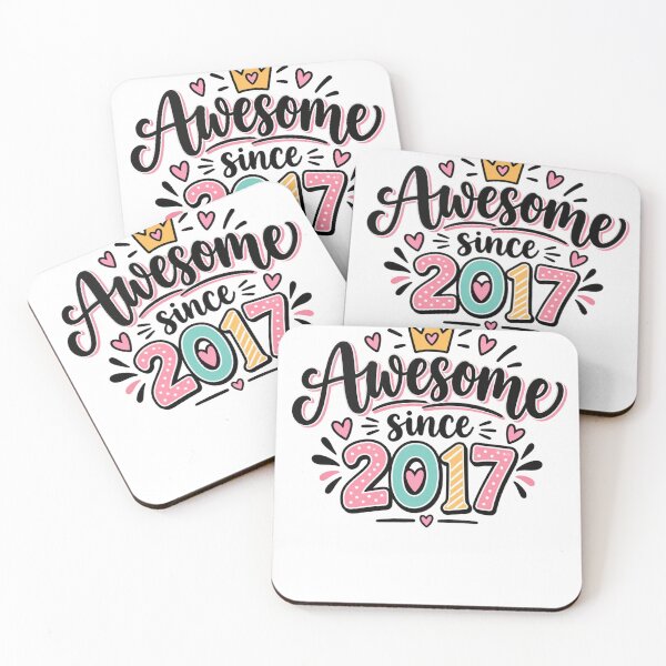 Item preview, Awesome Since 2017 Eighth Birthday Eight Year Old Born In 2017 designed and sold by drawwiika+44.