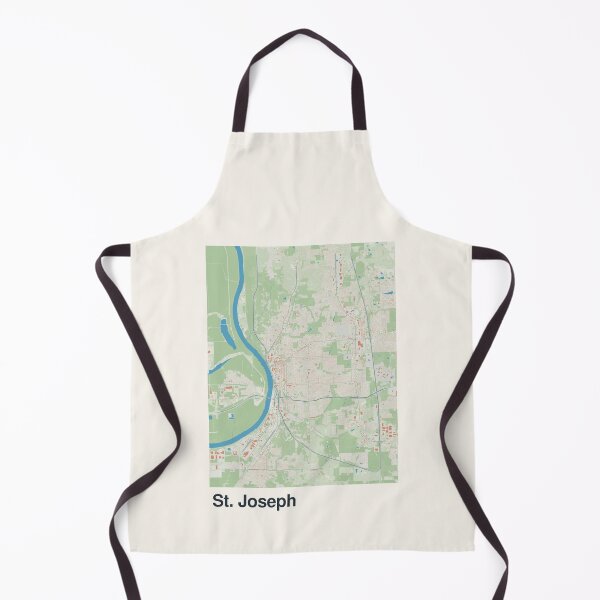 Item preview, St. Joseph Minimalistic Map Art designed and sold by MapsNerd.