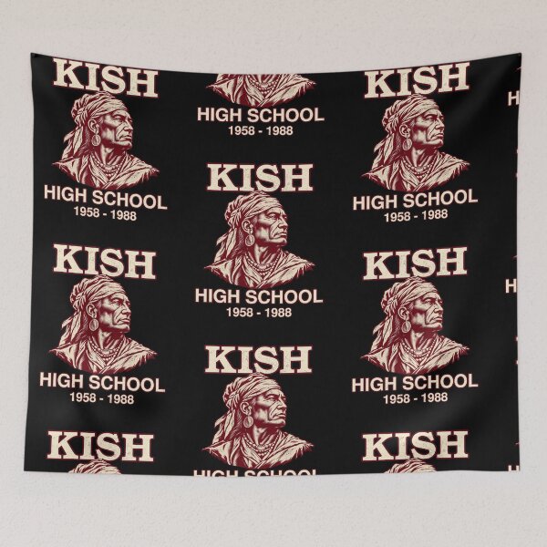 Item preview, Kish High School - 1958-1988 with Vintage Shawnee Mascot designed and sold by TY-Cat-Tees.