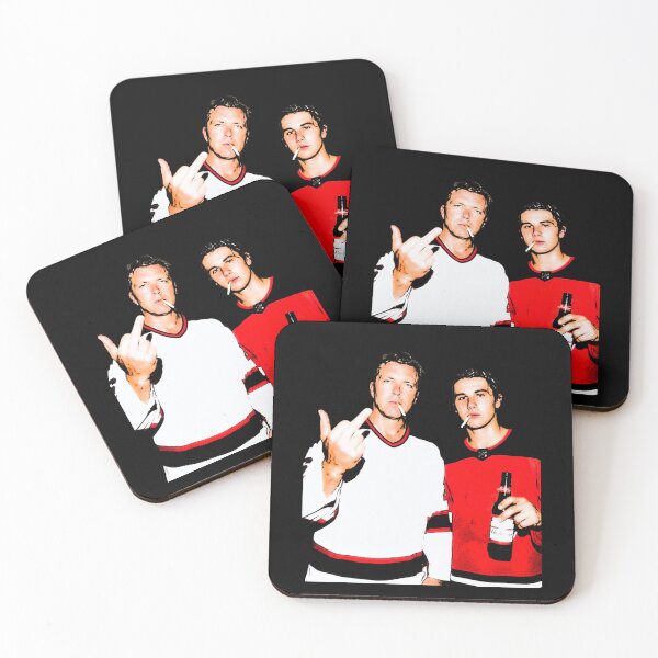 Item preview, Jack Hughes & Martin Brodeur Middle Finger & Drinking designed and sold by skylove94.