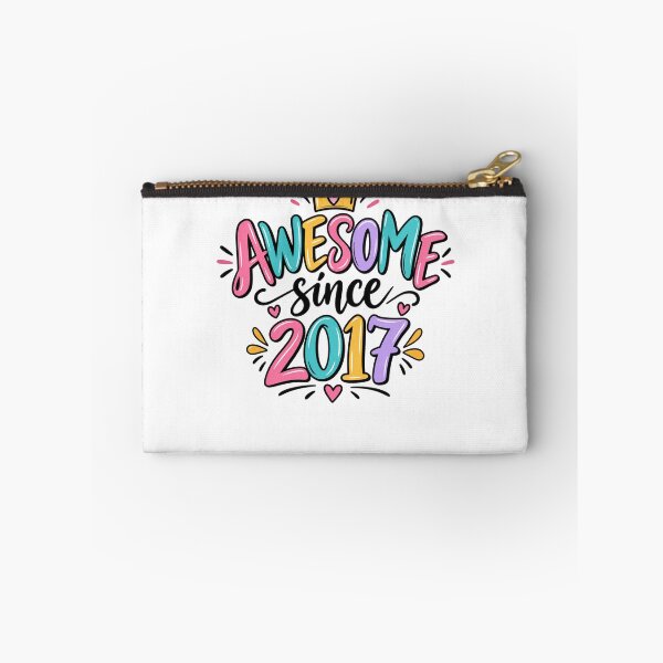Item preview, Awesome Since 2017 Birthday Year Celebration Gift designed and sold by drawwiika+44.