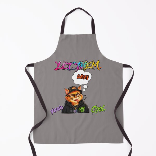 Item preview, LET THEM. Bruh Cat - Gen Z Streetwear Graffiti Meme designed and sold by Ibrahimhema5.