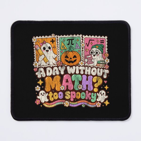 Item preview, Groovy A Day Without Math Too Spooky Halloween Math Teacher designed and sold by saralovesart.