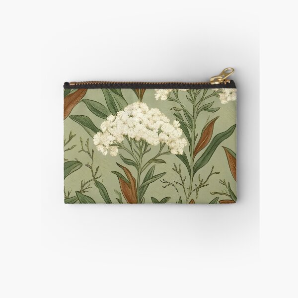 Item preview, Australian Rice Flower & Ochre Foliage Botanical Pattern designed and sold by Studio BC.