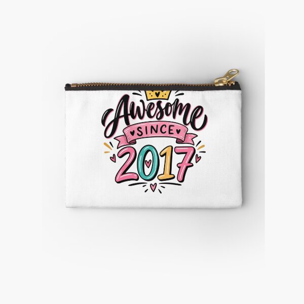 Item preview, Awesome Since 2017 Birthday Born Year Girl Celebration designed and sold by drawwiika+44.
