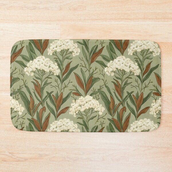 Item preview, Australian Rice Flower & Ochre Foliage Botanical Pattern designed and sold by Studio BC.