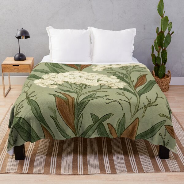Item preview, Australian Rice Flower & Ochre Foliage Botanical Pattern designed and sold by Studio BC.