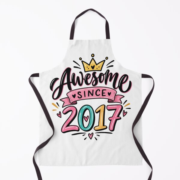 Item preview, Awesome Since 2017 Birthday Born Year Girl Celebration designed and sold by drawwiika+44.