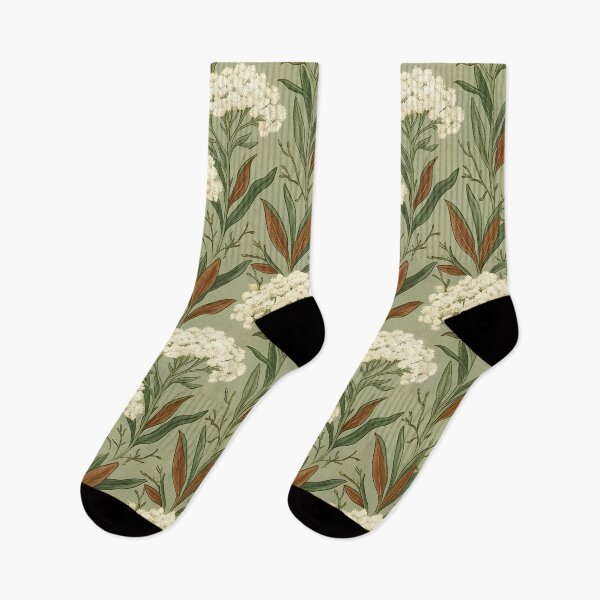 Item preview, Australian Rice Flower & Ochre Foliage Botanical Pattern designed and sold by Studio BC.