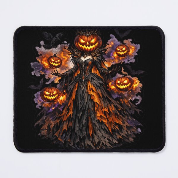 Item preview, Haunted Pumpkin Queen – Dark Fantasy Halloween Royalty designed and sold by aliyehc.