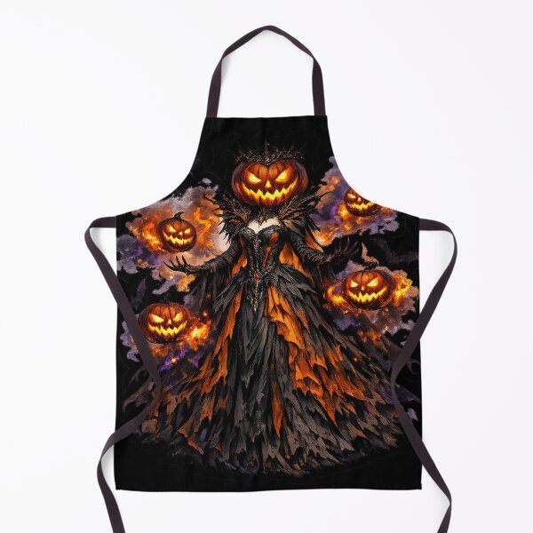 Item preview, Haunted Pumpkin Queen – Dark Fantasy Halloween Royalty designed and sold by aliyehc.
