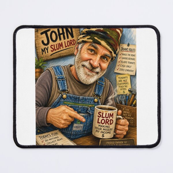 Item preview, John My Slumlord Funny Landlord Parody designed and sold by Rockylinn.