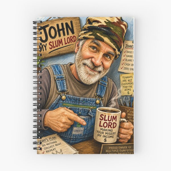 Item preview, John My Slumlord Funny Landlord Parody designed and sold by Rockylinn.