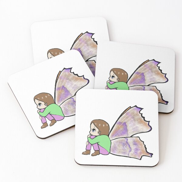 Item preview, Comma butterfly chibi girl designed and sold by Ludo's art.