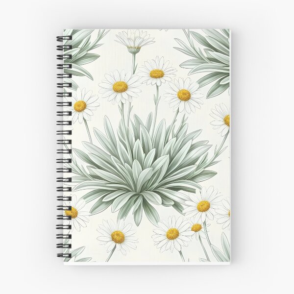 Item preview, Silver Bush White Paper Daisy Botanical Pattern    designed and sold by Studio BC.