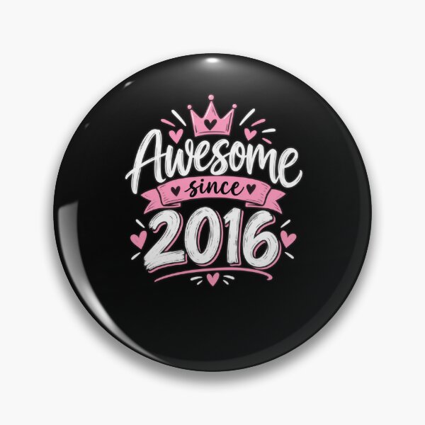Item preview, Awesome Since 2016 Birthday Gift Eight Year Old designed and sold by drawwiika+44.
