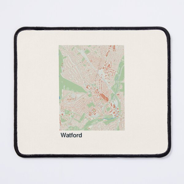 Item preview, Watford Minimalistic Map Art designed and sold by MapsNerd.