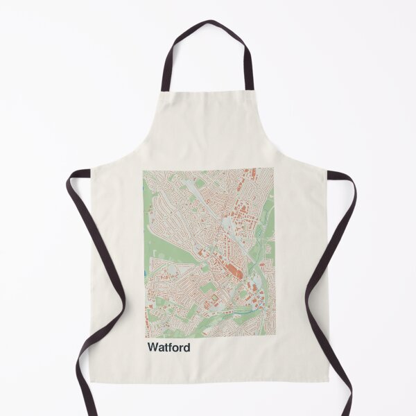 Item preview, Watford Minimalistic Map Art designed and sold by MapsNerd.
