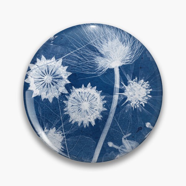 Item preview, Celestial Flowers Botanical Cyanotype designed and sold by Elżbieta  Kaps.