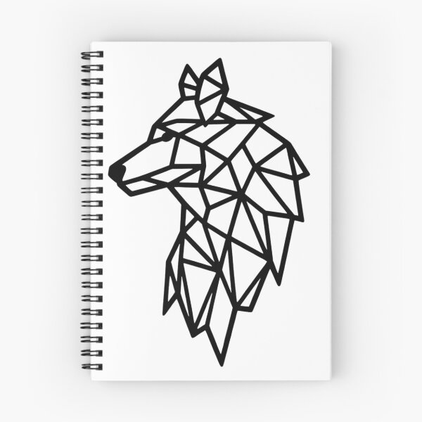 Item preview, Geometric Wolf Head - Minimalist Polygon Line Art designed and sold by UrbanCoo.