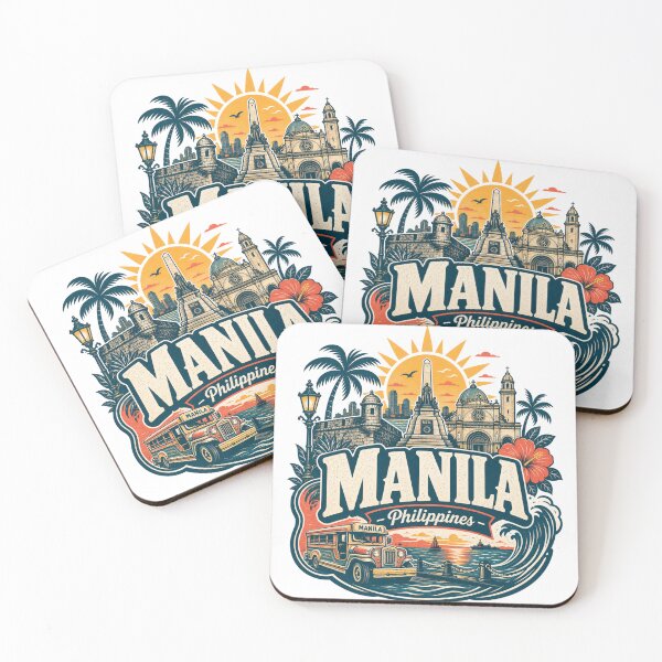 Item preview, A portrait of Manila Philippines designed and sold by GoodPlaceToShop.