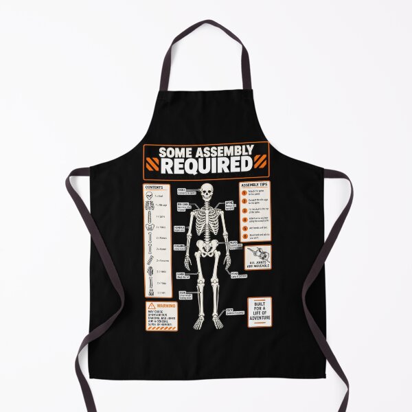 Item preview, Halloween Funny Skeleton Assembly Manual Anatomy Graphic designed and sold by w1ckerman.