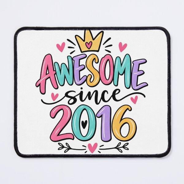 Item preview, Awesome Since 2016 Birthday Eight Year Old Born In 2016 designed and sold by drawwiika+44.