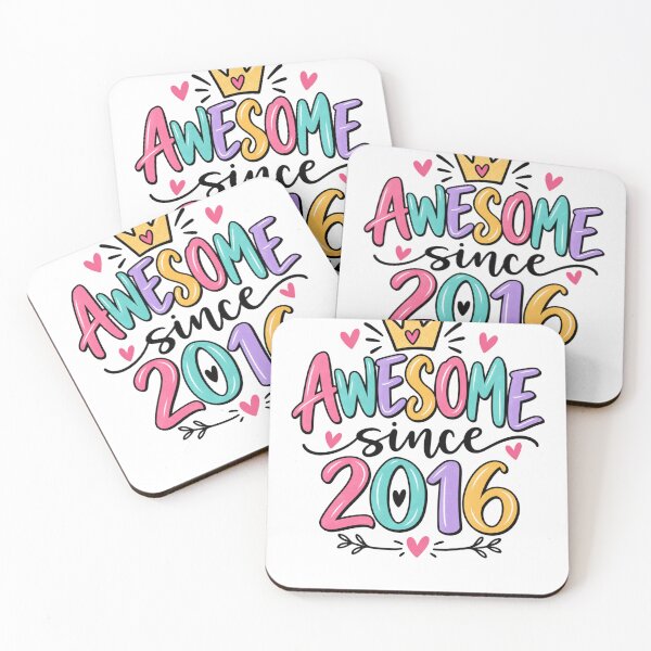 Item preview, Awesome Since 2016 Birthday Eight Year Old Born In 2016 designed and sold by drawwiika+44.