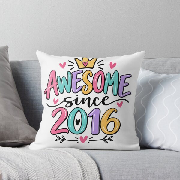 Item preview, Awesome Since 2016 Birthday Eight Year Old Born In 2016 designed and sold by drawwiika+44.