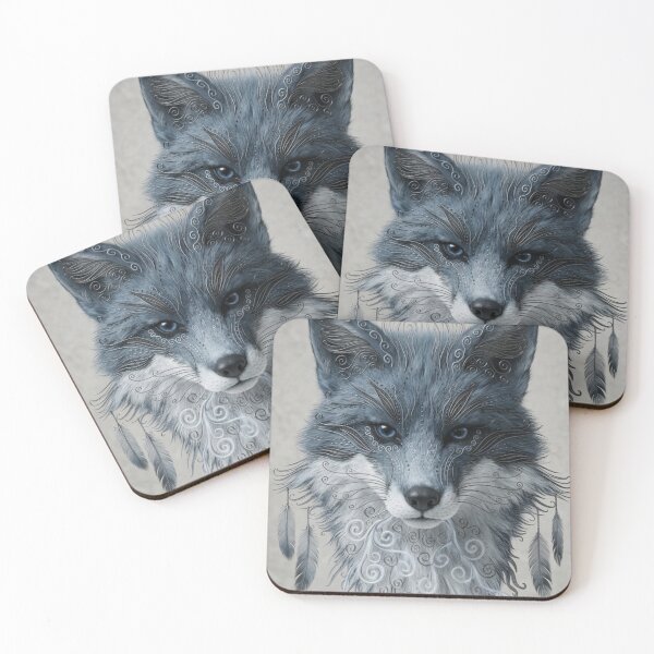 Item preview, Magical boho fox native dreams illustration designed and sold by Vintage Designs +.