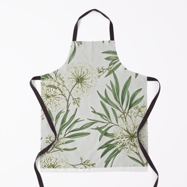 Item preview, White Pincushion Hakea Australian Native Floral Pattern designed and sold by Studio BC.