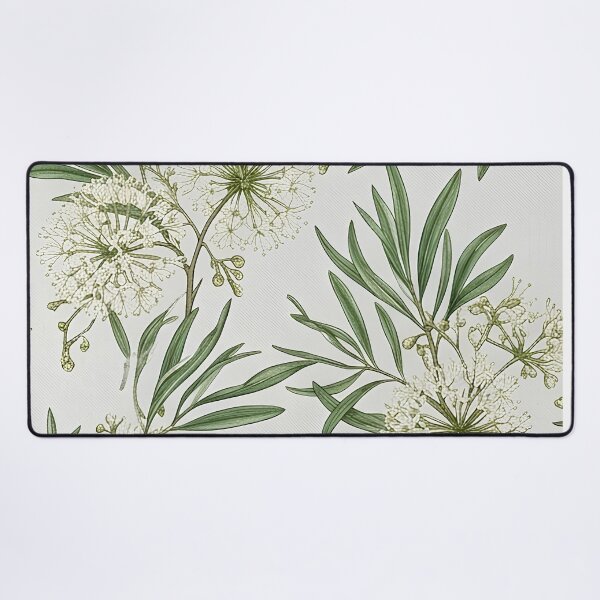 Item preview, White Pincushion Hakea Australian Native Floral Pattern designed and sold by Studio BC.