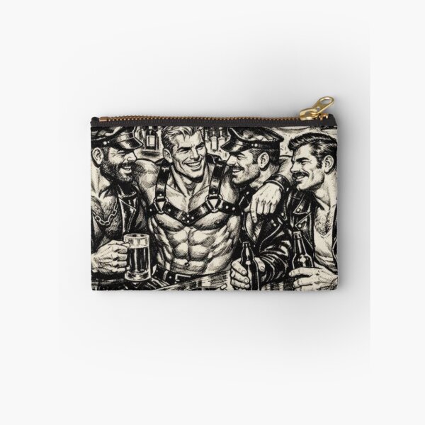 Item preview, Gay Leather Berlin Leder Bar "Hello Boys!" German Pride Graphic Design designed and sold by ItsAKinkThing.