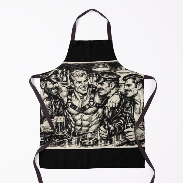 Item preview, Gay Leather Berlin Leder Bar "Hello Boys!" German Pride Graphic Design designed and sold by ItsAKinkThing.