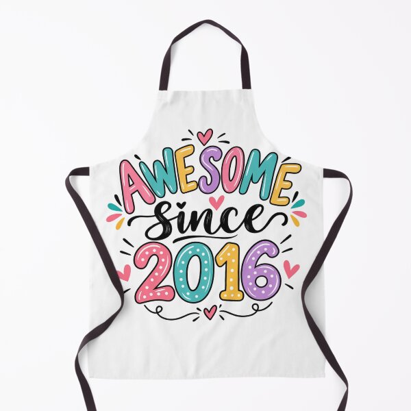 Item preview, Awesome Since 2016 Birthday Born In 2016 Eight Year Old designed and sold by drawwiika+44.