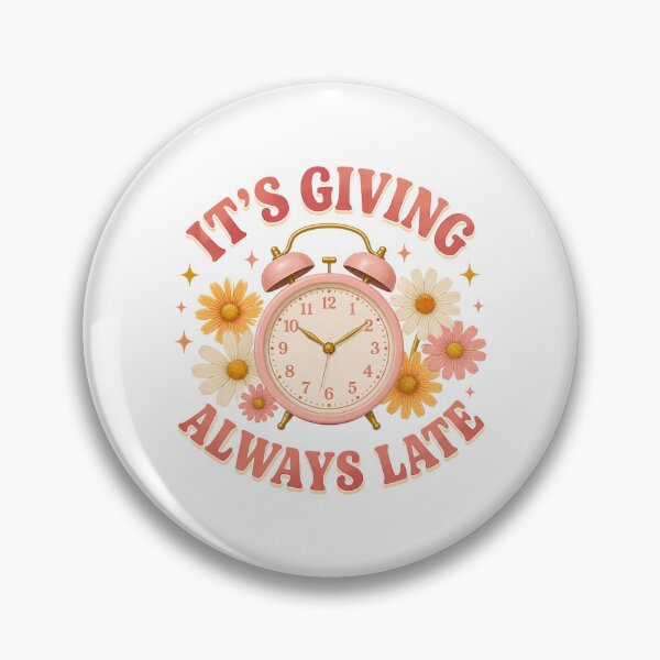 Item preview, It's Giving Always Late Funny Retro Alarm Clock Aesthetic designed and sold by Créative touche .