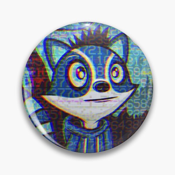 Item preview, Glitchy MOULE the Raccoon with Numbers designed and sold by  MOULE.