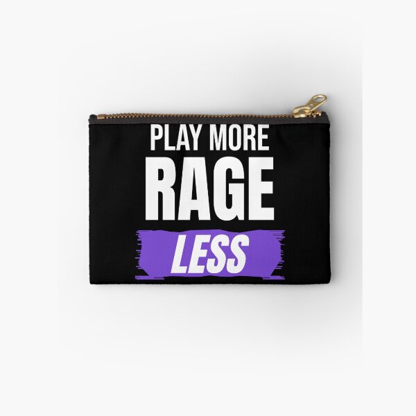 Item preview, Play More Rage Less Funny Gamer Quote designed and sold by Mrali9914.