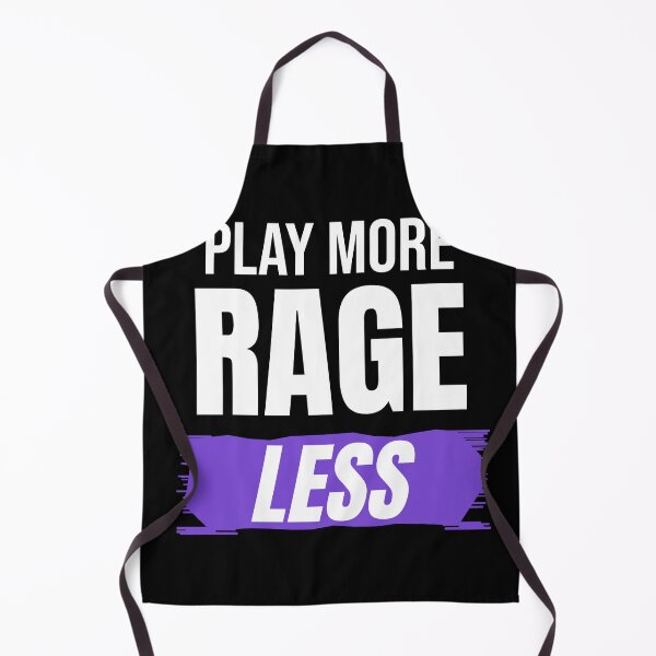 Item preview, Play More Rage Less Funny Gamer Quote designed and sold by Mrali9914.