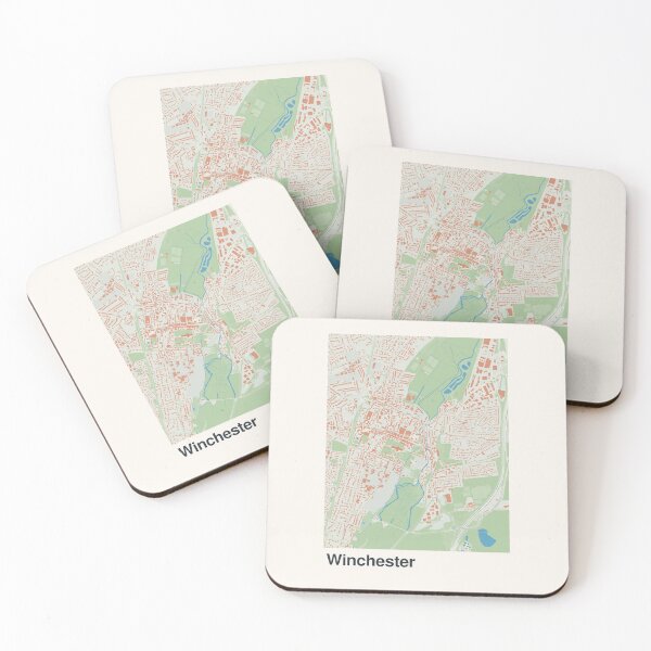 Item preview, Winchester Minimalistic Map Art designed and sold by MapsNerd.