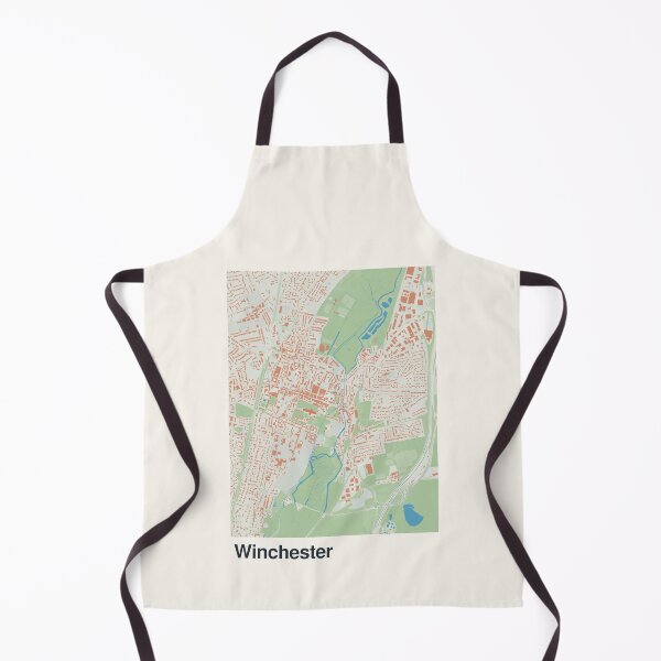 Item preview, Winchester Minimalistic Map Art designed and sold by MapsNerd.