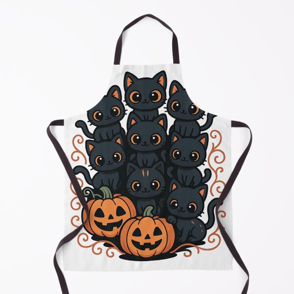 Item preview, Black cats and pumpkins Halloween designed and sold by niedi18.