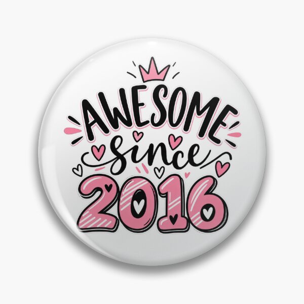 Artikelvorschau, Großartig seit 2016 Geburtstag Geboren im Jahr 2016 Jahresfeier entworfen und verkauft von drawwiika+44.