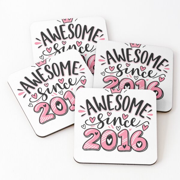 Item preview, Awesome Since 2016 Birthday Born In 2016 Year Celebration designed and sold by drawwiika+44.