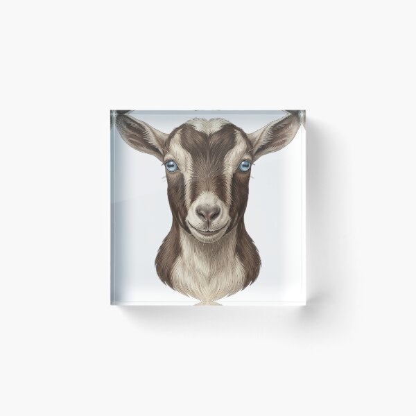 Item preview, Vintage Naturalist Nigerian Dwarf Goat Portrait — Antique Goat Breed Art designed and sold by Catch333.