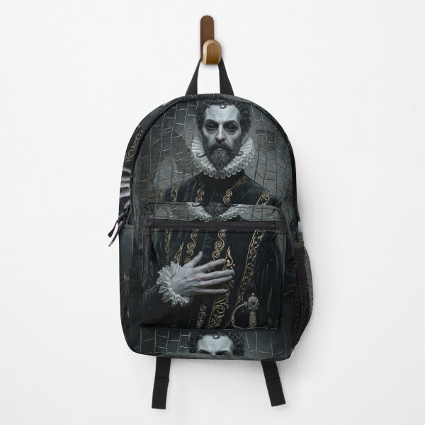 Item preview, Lord of the manor dark horror spooky haunted house painting art designed and sold by Vintage Designs +.